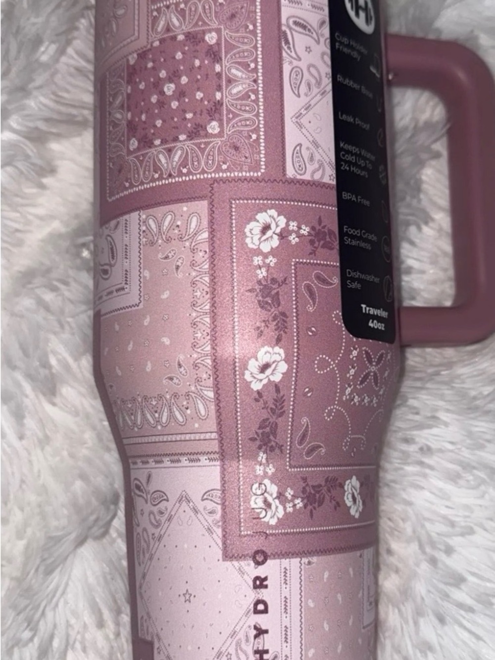 LIMITED EDITION “Pink Bandana Hydro Jug 40oz BNWT!